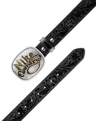 Nike Country Men's Plaque Buckle Embossed Leather Belt. Nike.com